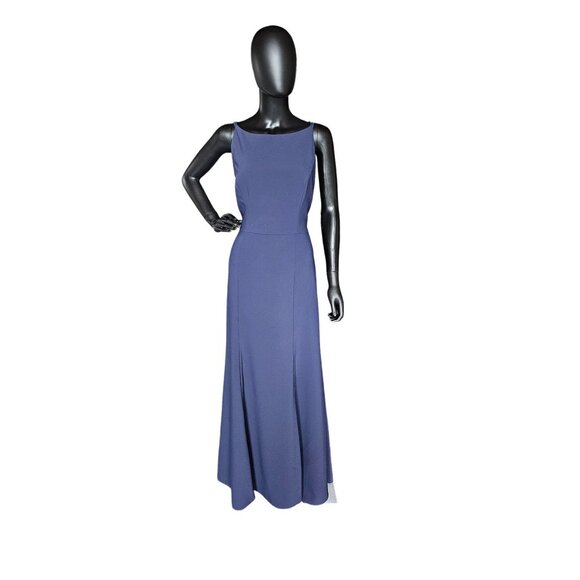 AfterSix Dresses & Skirts - After Six Midnight Crepe High Neck Bridesmaid